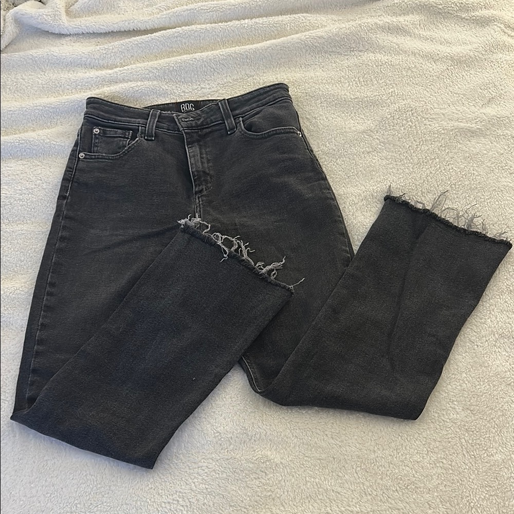BDG kick flared high rise cropped Jeans